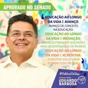 Projeto do Dep. Federal Eduardo Barbosa vai à sanção presidencial