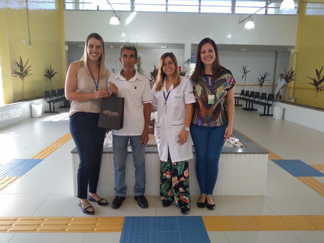 CER IV realiza a primeira entrega de Aparelho de Amplificação  Sonora Individual (AASI)