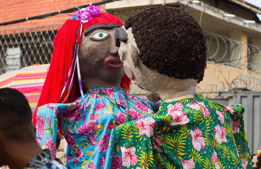 Catirina e Benedito marcaram presença no Carnaval inclusivo da APAE