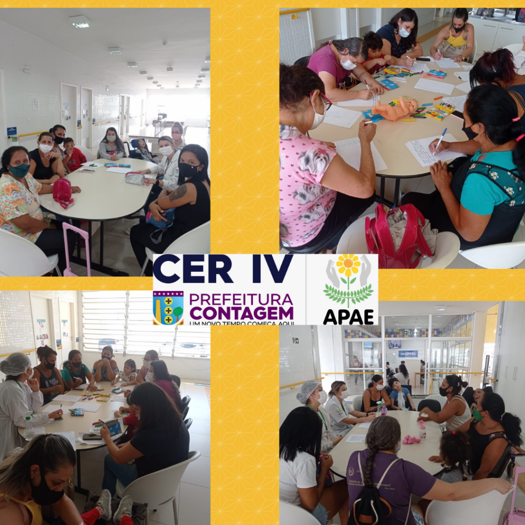 Grupo Acolher” com famílias do CERIV/ APAE BH. 
