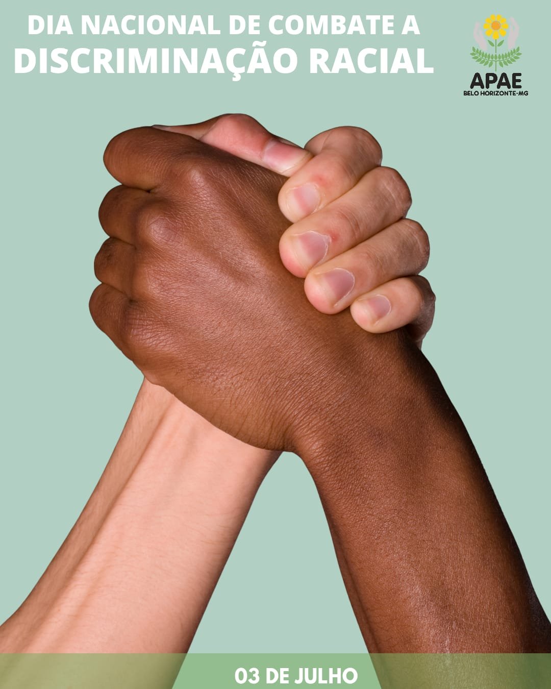 Dia Nacional de Combate à Discriminação Racial - APAE-BH